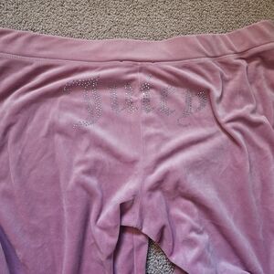 Juicy Couture Pink Velour Pajama Pants